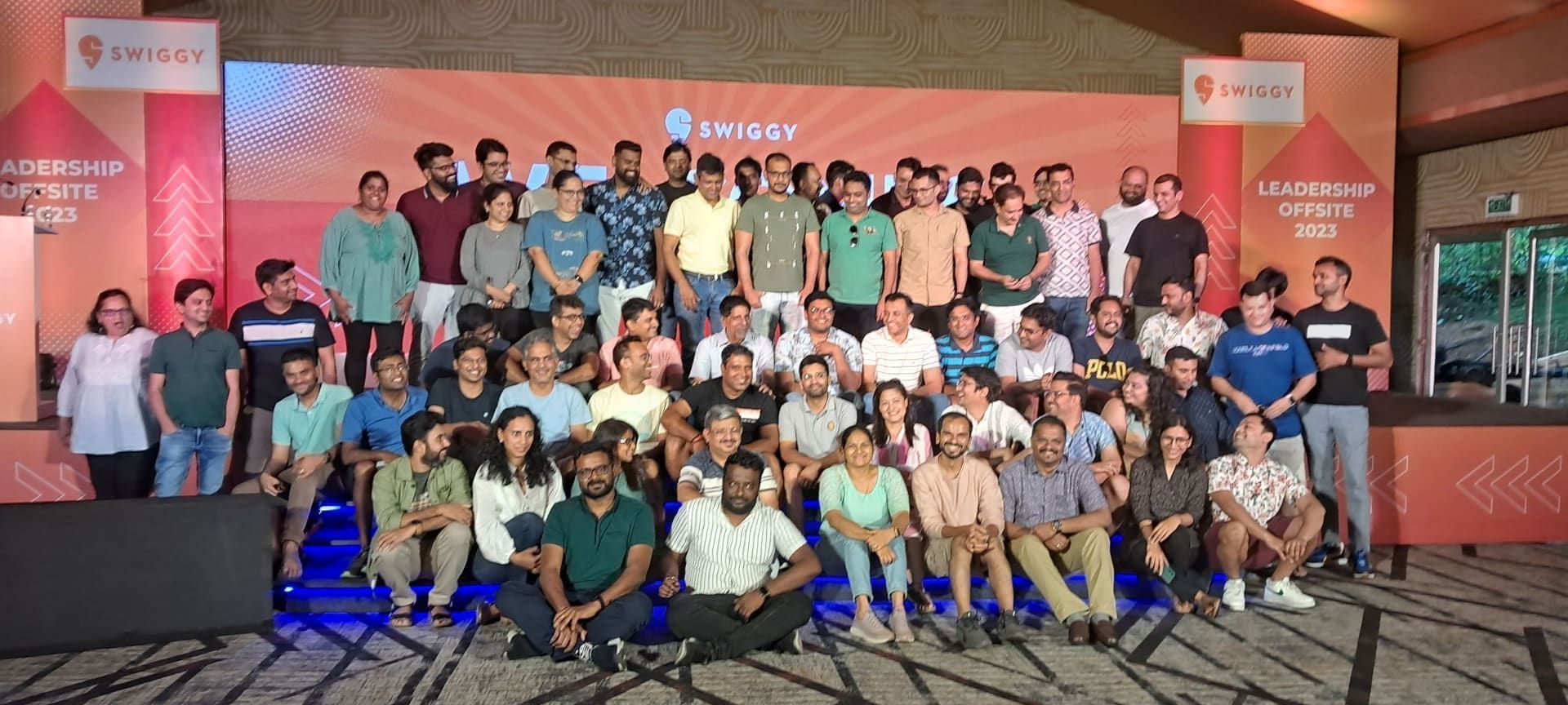 Swiggy Leadership Offsite 2023 group photo