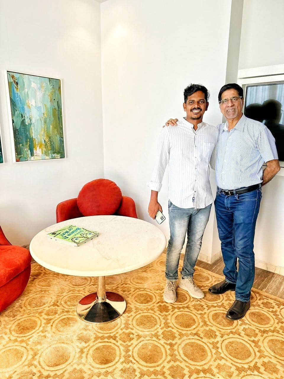 Krishnamachari Srikkanth with Unleashing Champions